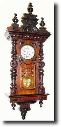 C.1920, German, Time and Strike Wall Regulator in a heavy Alt Deutsch style. — Antique Clocks Price Guide