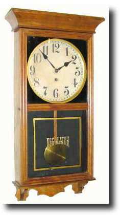 C.1913, Wm.L. Gilbert, "University" store regulator wall clock — Antique Clocks Price Guide