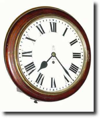 C.1930, English, Fusee Dial Wall Clock — Antique Clocks Price Guide