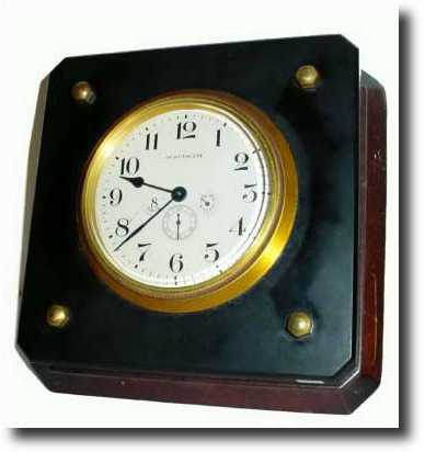 C.1930, Waltham Clock Co., 8-day desk clock — Antique Clocks Price Guide