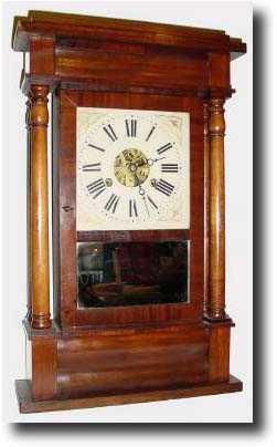 C.1845, Wm S. Johnson, 16 Cortlandt St., shelf clock — Antique Clocks Price Guide
