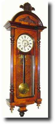 C.1890, New Haven, Wall Regulator in the German Alt Deutsch style. — Antique Clocks Price Guide