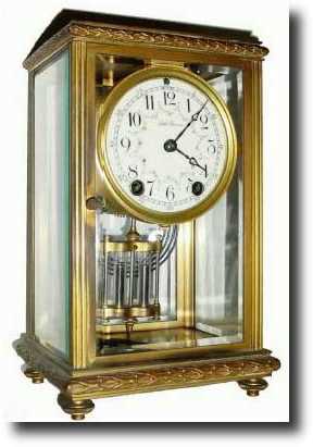 C.1905, Seth Thomas Empire No. 6 crystal regulator — Antique Clocks Price Guide