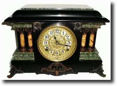 C.1900, Seth Thomas Adamantine mantel clock i — Antique Clocks Price Guide