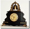 C.1920, Wm.L. Gilbert "Curfew', as-found, less back, crystal and pendulum.