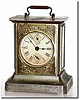 C.1910, German, Friederick Mauthe and Son, musical alarm clock in very good original condition.