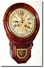 C.1890. E. Ingraham and Co, "Dew Drop' Calendar clock, time and strike (8-day).