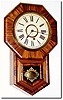 C.1900, Ansonia Octagon Short Drop in rosewood.
