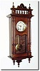 C.1900, French, Small Morbier Wall Clock in complete condition.