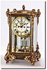 C.1901, Ansonia "Marquise' Crystal regulator in running order.
