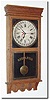 C.1910, Ingraham "NORTHWESTERN', oak store regulator with calendar.