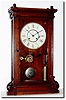 C.1885, Seth Thomas "Lincoln, V.P.', 2-weight, time and strike, as-found.