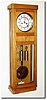 C.1915, German, Junghans, 2-Weight "box style', oak cased wall regulator, in generally good condition.