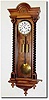 C.1875, Austrian, Small Two Weight "Veinna Regulator' with restorations.