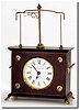 C.1974, German, for Horolovar Co., NY, repro of the famous Ignatz flying pendulum clock, as-found.