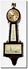 C.1925, New Haven, "Whitney' 8-Day time and strike banjo in very good, as-found condition.