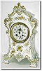C.1900, French, Porcelain China Clock for Marshall Field, Chicago (on dial).