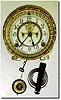 C.1900, Ansonia Clock Co., Open escape movement, complete.