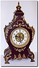 C.1895, Waterbury "Louis' enameled iron mantel clock in good condition.
