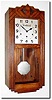 C.1925, German, Hamburg-American, for the French Market, Westminster box clock, oak cased, as-found.