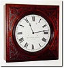 C.1898, Self Winding Clock Co, New York, Model No. 29, Mahogany, carved front.