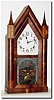 C.1850, Terry and Andrews, Bristol, Conn, full size 8-day steeple, with restorations.