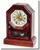 C.1870, Seth Thomas, Mini Cottage, time and alarm in rosewood octagon top case, and in fair condition.