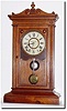 C.1885, Seth Thomas "Greek' in walnut, as-found.