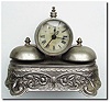 C.1895, Parker Clock Co., Meriden (successors to Parker and Whipple), a good 2-bell alarm clock.