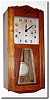 C.1925, French Oak Box clock, Westminster chime.