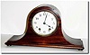 C.1920, Seth Thomas, "No. 2 Tambour" mahogany cased shelf clock, as found.
