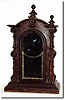 C.1875, Case Only, Welch, Spring and Co, "Patti', as-found, less one finial, a strip of veneer and small molding.