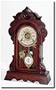 C.1880, F. Kroeber, New York, "JAVA' walnut parlor clock in good original condition.