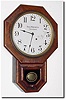 C.1900, Ball Watch Co., Cleveland, O., label on a Seth Thomas 12-Inch Drop in old oak.