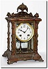 C.1905, Ansonia "NORMA', bronzed spelter crystal regulator in good, but dirty condition.