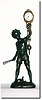 C.1910, German, Junghans "BATBOY' Swinging Arm clock in excellent original condition.