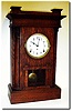 C.1920, Arthur Pequegnat Clock Co, Berlin, Canada, very uncommon arts and crafts mantle clock of the highest quality.