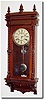 C.1890, Waterbury "Perth', walnut wall clock in excellent condition.