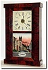 C.1845, Chauncey Jerome, 8-day Fusee shelf clock.