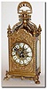 C.1890, French, Brass Form Cased Carriage clock in the shape of a continental lantern clock with bell on top, by E. Maurice and Co, Paris (movement signed and with number 12093).