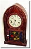 C.1855, J.C. Brown, Mini Ripple Beehive in excellent condition, 30 hour time and strike.