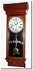 C.1901, Wm.L. Gilbert, "Regulator No. 14' in oak and in excellent original condition.