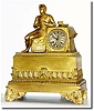 C.1840, French, "Napolean's Son" Figural clock in good-as-found condition.