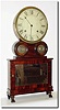 C.1829, Joseph Ives, Brooklyn, Long Island, New York, rare wagon spring shelf clock in very good condition with tasteful restorations.