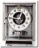 C.1929, French, J. L. Reutter, Original "Atmos' Classique B1 model with mercury tube winding, serial no. 6652. (discontinued 1932) This clock came to us from storage, and has a light coat of oxidation across the nickel plated case.