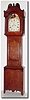 C.1840, Scottish, Tall Clock, 8-Day, painted dial, in a mixed woods case, in generally good condition.