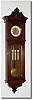 C.1890, Austrian, 3-Weight, Grand Sonnerie, in an extra long walnut baroque case (72 beat).
