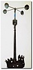 C.1890, English, L. Casella (Maker to the Admiralty) a fine Robinson"s anemometer or wind measuring device, complete with fan and chimney top mount.