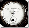 C.1875, T. Mayhew and Co., NY "Pneumatic Timer' A well made 8-hour balance/lever movement, designed to measure the total time of non-vacuum condition, by virtue of a leather bellows that pulls a piece of spring steel into the balance whenever it receives vacuum.