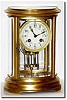 C.1900, French Oval Crystal Regulator in excellent original condition with gilding intact.